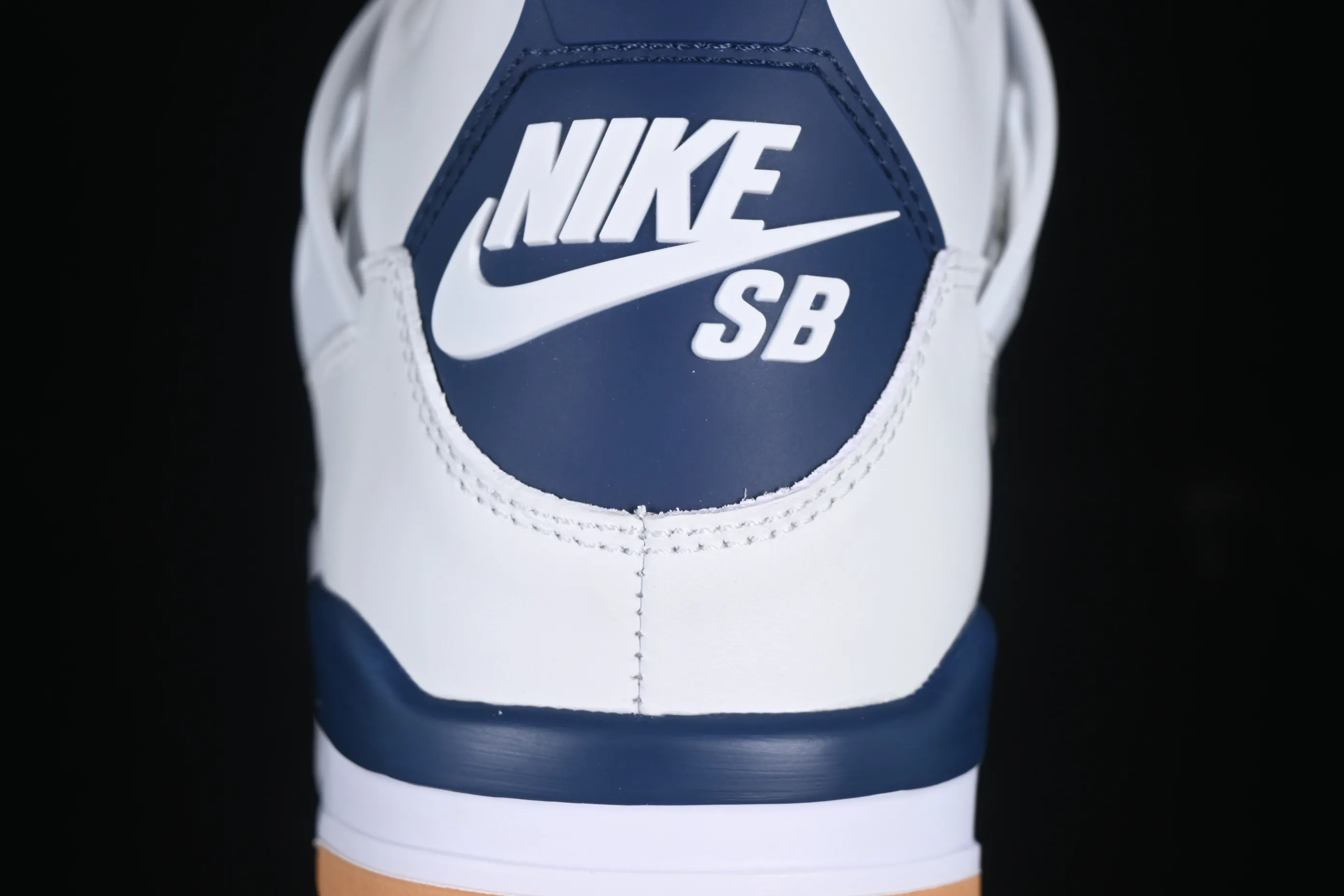 All categories Air Jordan Jordan series basketball shoes Air Jordan 4 Nk SB x Air Jordan 4 "Navy" AJ4 Joe 4 joint white and blue DR5415-100